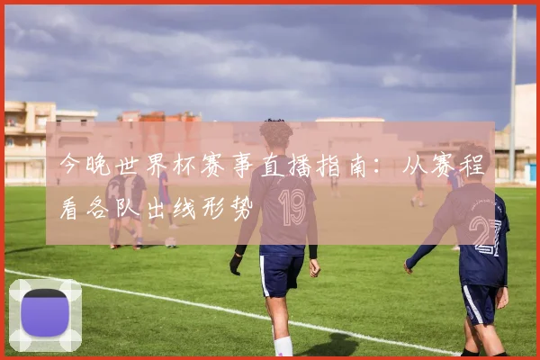 今晚世界杯赛事直播指南:从赛程看各队出线形势